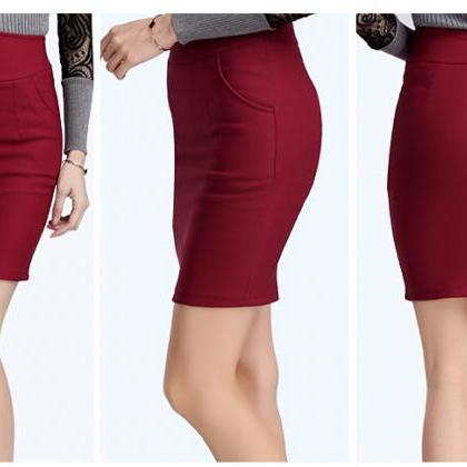 2015 Fall High Waist Mini Skirt Cas..